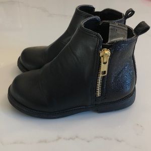 Gymboree Black Toddler ankle booties